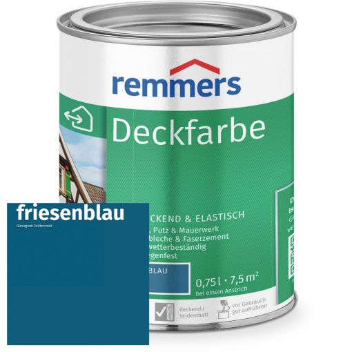 Remmers Deckfarbe friesenblau 2