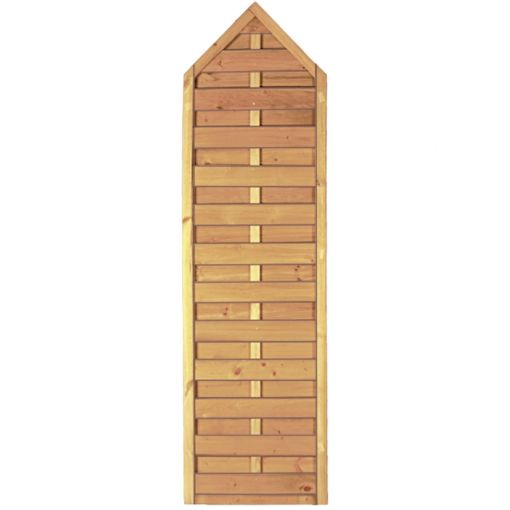 T&J Sichtschutzzaun Maxi-Massiv mit Spitze 2