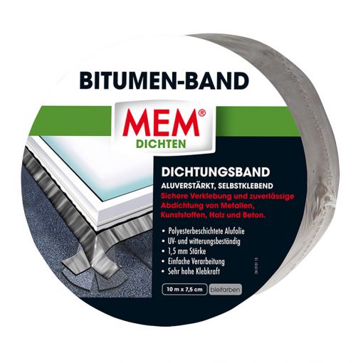 MEM Bitumen-Band bleifarben 2