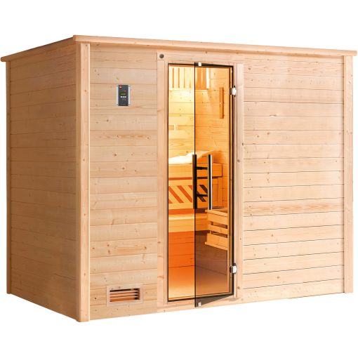 weka Sauna Massivholzsauna BERGEN Premium 2