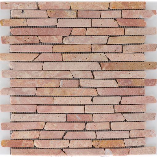 Wellker Natursteinmosaik Arauca Red Travertino 2