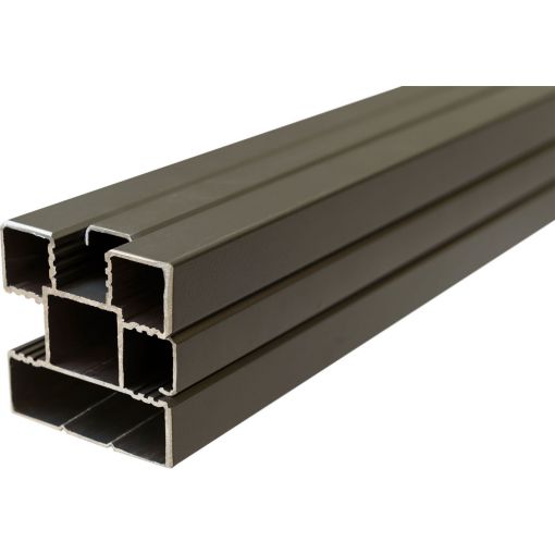 Wellker Sichtschutzzaun Alu-Pfostenset Cora Line 2