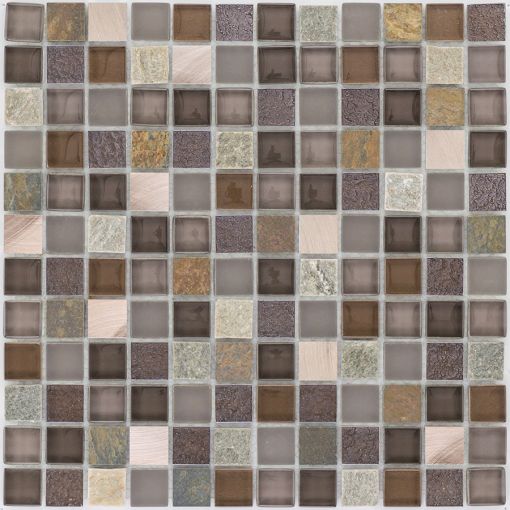 Wellker Kombimosaik Naturstein Metall Schiefer 2