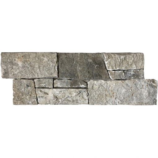 Wandverblender Naturstein auf Zement Alpenquarzit 2