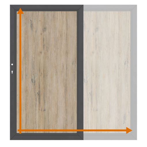 TraumGarten Einzeltor auf Maß Sichtschutzzaun 2