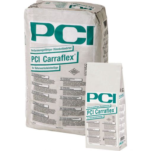 PCI Carraflex Verformungsfähiger Dünnbettmörtel Weiß 2