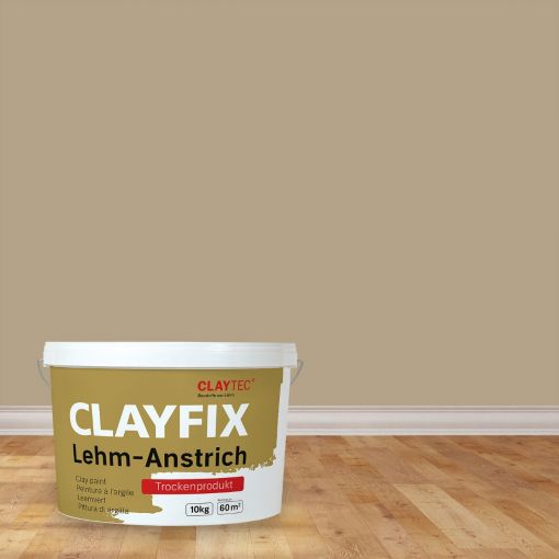 ClayTec Lehm-Anstrich CLAYFIX Umbra-Natur 2