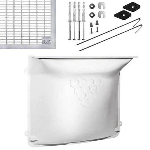 MEA Lichtschacht MULTINORM Komplettset Masche 2