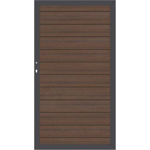 TraumGarten Sichtschutzzaun SYSTEM WPC Platinum 2