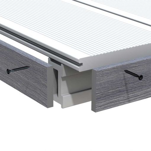 TraumGarten WPC Terrassendiele Abschlussleiste DREAMDECK 2