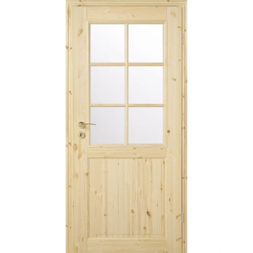 Kilsgaard Zimmertür Holz mit Glas 2