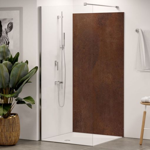 Winwall Duschrückwand Aluverbund Rost braun 2