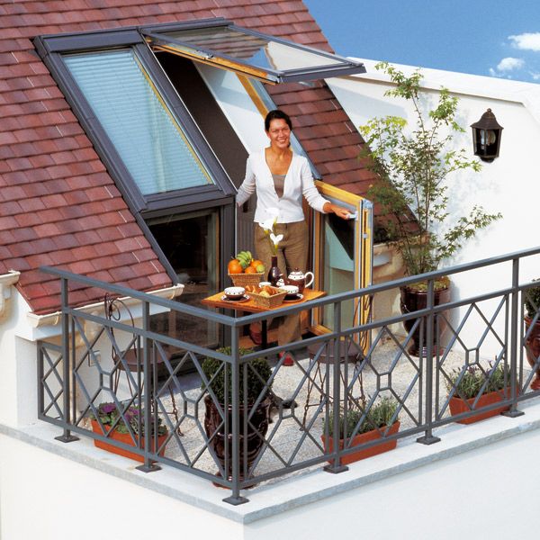 VELUX Dachterrasse Holz/Kiefer ENERGIE PLUS | BENZ24