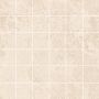 Wellker Keramikmosaik Chitre Ivory glasiert rektifiziert 30x30 cm Stärke 9 mm