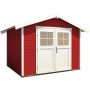 weka Gerätehaus 122 schwedenrot Geräteschuppen