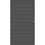 TraumGarten Sichtschutzzaun SYSTEM WPC CLASSIC Gartentor Anthrazit/Anthrazit