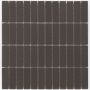 Wellker Keramikmosaik Feinsteinzeug Dark Grey matt Mosaikfliesen 5 mm