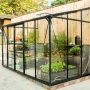 Vitavia Anlehngewächshaus Osiris Tomatenhaus Kombiverglasung Smaragd