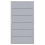 TraumGarten Tor Sichtschutzzaun SYSTEM WPC XL Grau/Silber