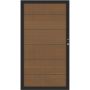 TraumGarten SYSTEM Platinum XL Tor teak-braun