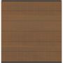 TraumGarten SYSTEM Platinum XL Zaunset Teak Braun