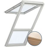 VELUX Dachfenster Lichtlösung GGL GIL LICHTBAND Holz weiß lackiert THERMO Schwingfenster