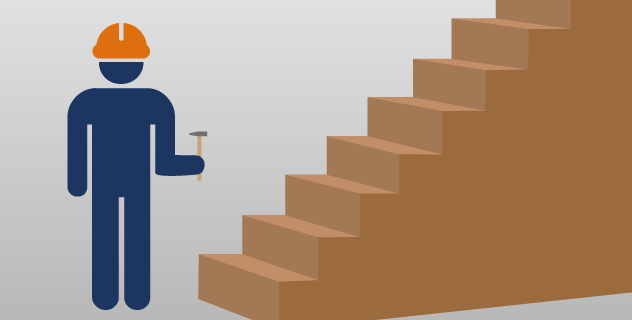 Treppe ohne großen Aufwand renovieren